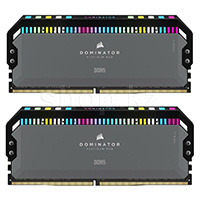 DDR-5 DIMM 32 GB 5600 MHz Corsair Dominator Platinum RGB, 2x 16 GB Kit, Grey, BOX (CMT32GX5M2B5600Z36)