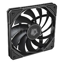 ID-Cooling TF-12015-K, 12cm, Black корпусына арналған желдеткіш