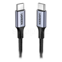 Кабель интерфейсный для USB Type-C - Type-C Ugreen US316, 1.5m, Space Gray