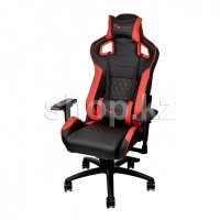 Кресло игровое компьютерное Thermaltake Tt eSports GT Fit F100 Gaming Chair, Black-Red