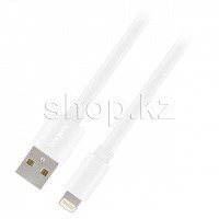 Кабель интерфейсный для Apple iPad/iPhone/iPod Rombica Digital MR-01, 1m, White