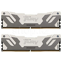 DDR-5 DIMM 32 GB 6000 MHz Kingston Fury Renegade, 2x 16 GB Kit,  White, BOX (KF560C32RWK2-32)