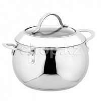 Кастрюля Vinzer Grand Majestic Glossy, 18 см, 3.3 л, с крышкой