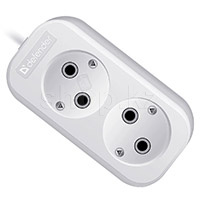Defender B220, 2 розетка, 3м, White ұзартқышы