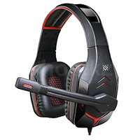 Гарнитура Defender Excidium, Black-Red (SN:b73f9207-02d2-4571-ad40-ffb249c0cabe)