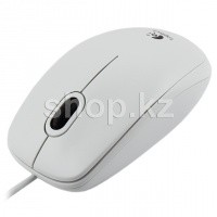 Мышь Logitech B100, White, USB