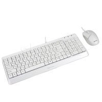 Клавиатура A4Tech Fstyler F1512S, White, USB + мышь