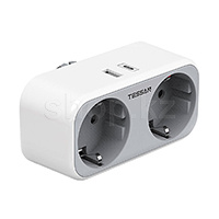 Tessan TS-WS02DE00, 2 розетки, Type-C, USB, Grey желілік сүзгісі