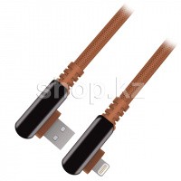 Lightning Rombica Digital Electron I, 1.2m, Brown интерфейс кабелі