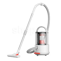 Deerma Vacuum Cleaner TJ200W, White-Red автоматты шаңсорғыш