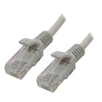 Patch cord RJ-45 5е cat Cablexpert PP12-1.5M, UTP, 1.5m, Grey