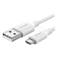 Кабель интерфейсный для Micro USB Ugreen US289, 1.5m, White, OEM