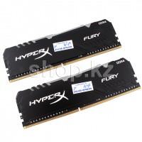 DDR-4 DIMM 16Gb/3600MHz PC28800 Kingston HyperX Fury RGB, 2x8Gb Kit, BOX