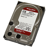 Жесткий диск HDD 6 TB Western Digital (WD60EFPX), 256 MB, SATA III, Red Plus