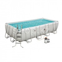 Бассейн каркасный Bestway Power Steel Rectangular 56466