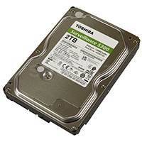 Жесткий диск HDD 2 TB Toshiba Surveillance S300 (HDWT720UZSVA), 3.5", 128 MB, SATA III