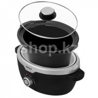 Медленноварка Kitfort KT-216, Steel-Black