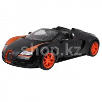 Радиоуправляемая машина Rastar Bugatti Veyron, 1:14, Black-Orange