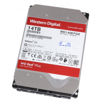 Жесткий диск HDD 14000 Gb Western Digital (WD140EFGX), 3.5", 512Mb, SATA III, Red Plus
