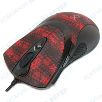 Мышь A4Tech XL-740K, Black-Red, USB