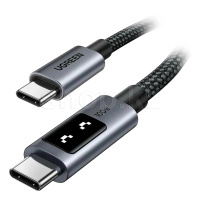 Кабель интерфейсный для USB Type-C - Type-C Ugreen L509, 2m, Gray