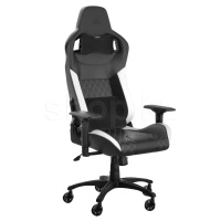 Кресло игровое компьютерное Corsair T1 RACE 2023, Black-White