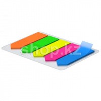 Закладки пластиковые с клеевым краем ErichKrause 31178 Neon Arrows, 100 листов