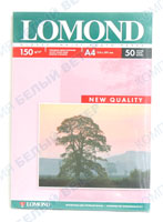Lomond A4, 150г/м2, 50 парақ, жылтыр, бір жақты, қағазы