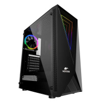 Корпус Wintek Space JX188-5 TG, Black (SN:17394ff9-3377-497d-b87c-2cf6d59e59b1)