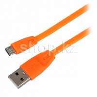 Кабель интерфейсный для Micro USB Continent QCU-5103 OG, Orange