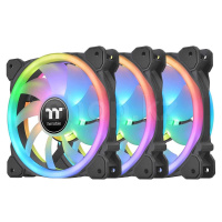 Thermaltake Swafan 12 RGB Radiator Fan TT Premium Edition, Black корпусына арналған желдеткіш жиынтығы