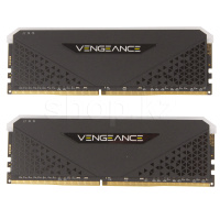 DDR-4 DIMM 32 GB 3600 MHz Corsair Vengeance RGB RS, 2x 16 GB Kit, Black, BOX (CMG32GX4M2D3600C18)