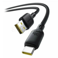 Кабель интерфейсный для USB Type-C Baseus Silky CB000113, 2m, Clister Black
