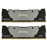 DDR-4 DIMM 32 GB 3600 MHz Kingston Fury Renegade, 2x 16 GB Kit, BOX (KF436C16RB12K2/32)