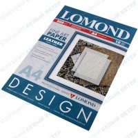 Lomond A4, 10 парақ, жылтыр, бір жақты, "кожа", қағазы