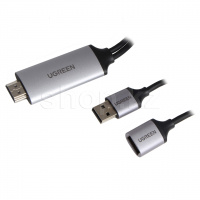 USB Type-A 2.0 - HDMI, Ugreen CM151, RTL ауыстырғышы