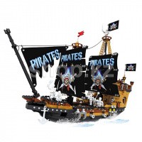 Конструктор игровой Ausini, Пираты: Пиратский галеон "Чёрная Жемчужина"