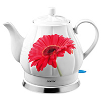 Чайник Centek CT-0062, White-Red