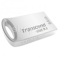 USB Флешка 64Gb Transcend JetFlash 710G, USB 3.1, Silver