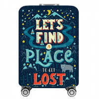 Travelsky Lets Get Lost L чемоданға арналған қап