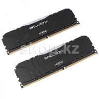 DDR-4 DIMM 16Gb/3000MHz PC24000 Crucial Ballistix RGB, 2x8Gb Kit, Black, BOX