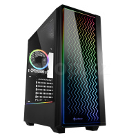 Корпус Sharkoon RGB LIT 200, Black