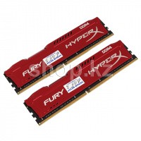 DDR-4 DIMM 32Gb/3200MHz PC25600 Kingston HyperX Fury, 2x16Gb Kit, Red, BOX