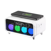 Часы с беспроводной зарядкой Kitfort КТ-3309, White