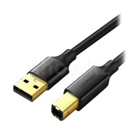 Кабель USB 2.0 Type A-B Ugreen US135, 1m, RTL