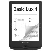Электронная книга PocketBook 618 Basic Lux 4, Ink Black