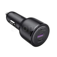 UGREEN CD239 (20467), Black, автомобиль, зарядтағыш 