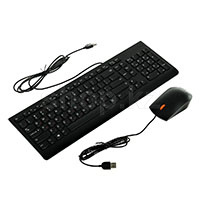 Lenovo 300, Black, USB пернетақтасы + тінтуір
