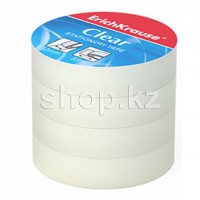 Набор клейких лент ErichKrause 19434 Clear, 4шт