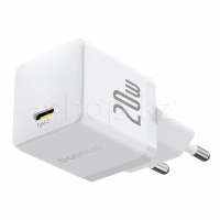 Зарядное устройство Baseus Palm 1C 20W, сеть, для USB Type-C устройств, Moon White